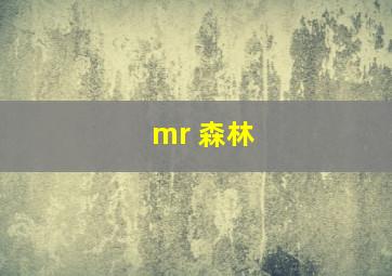 mr 森林